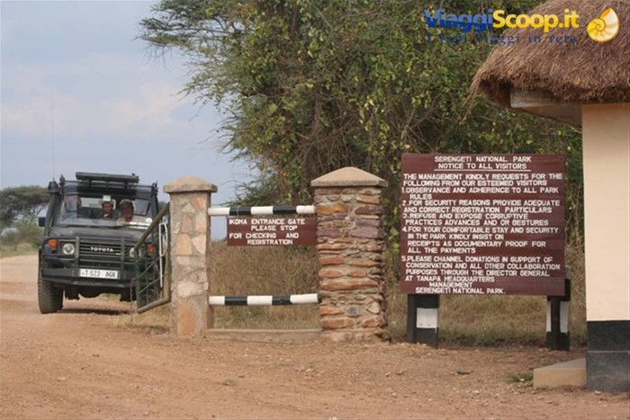 L'ingresso a Serengeti