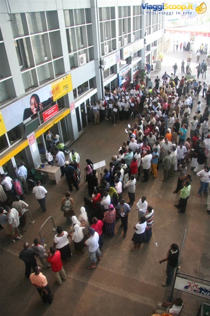 Partenza da Dar Es Salaam