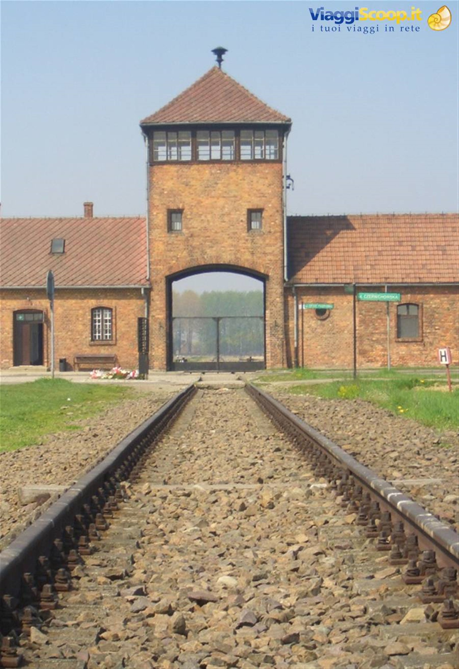Campo di concentramento Birkenau......L'ingresso