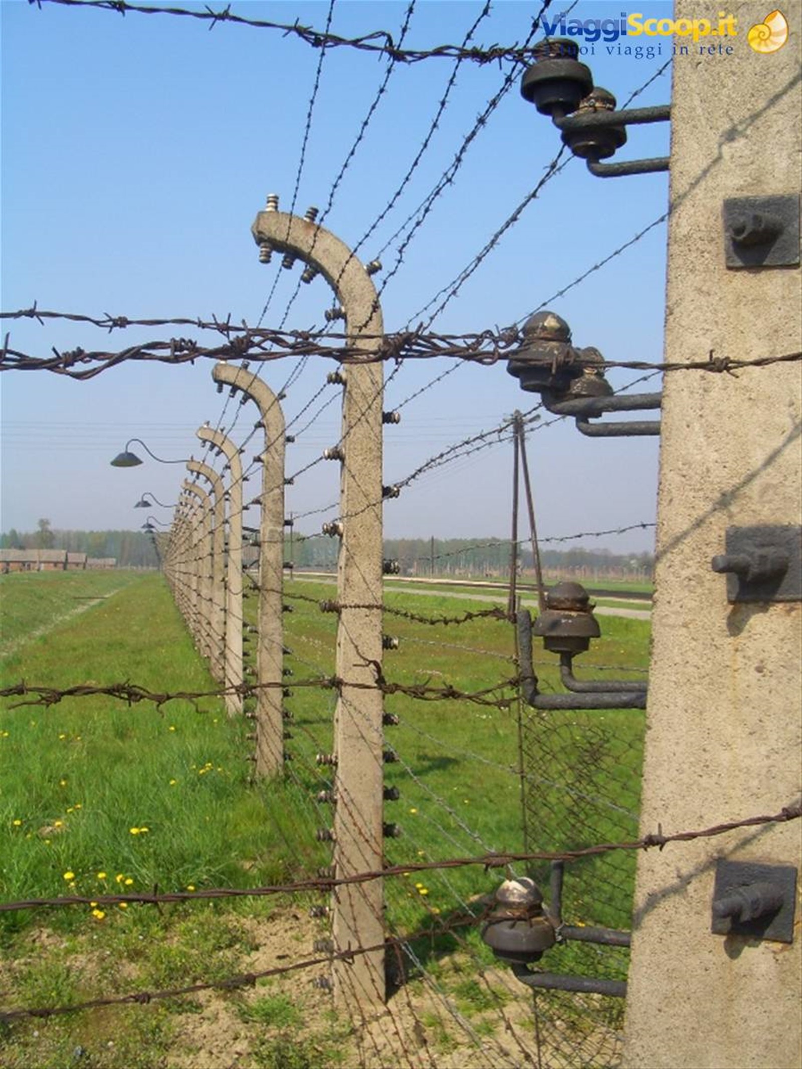 Birkenau- Filo spinato e alta tensione