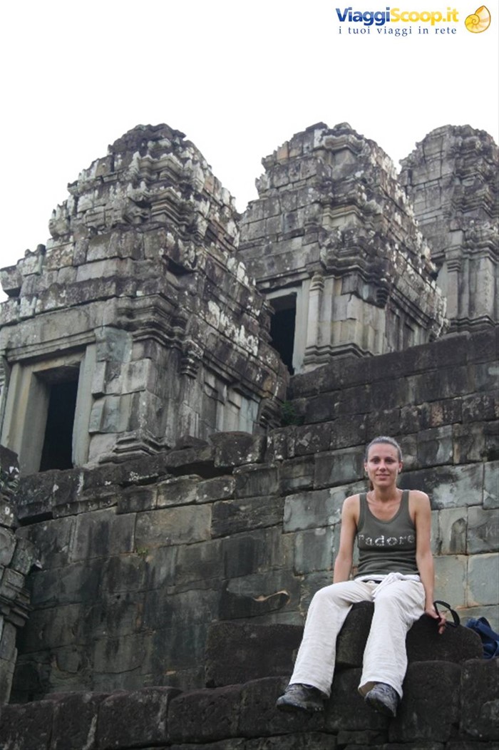 Veronica....alt tramonto sul Phnom Bakheng Temple