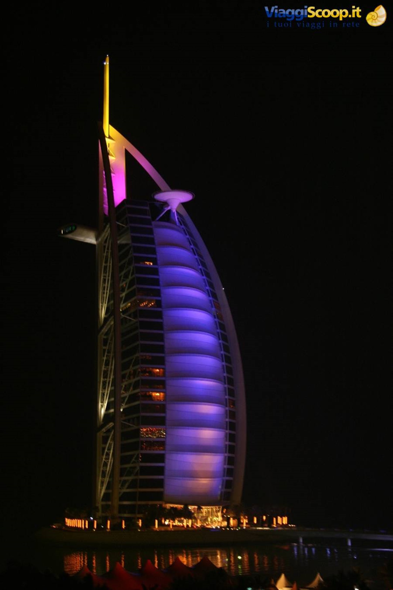 Burj al Arab - by night