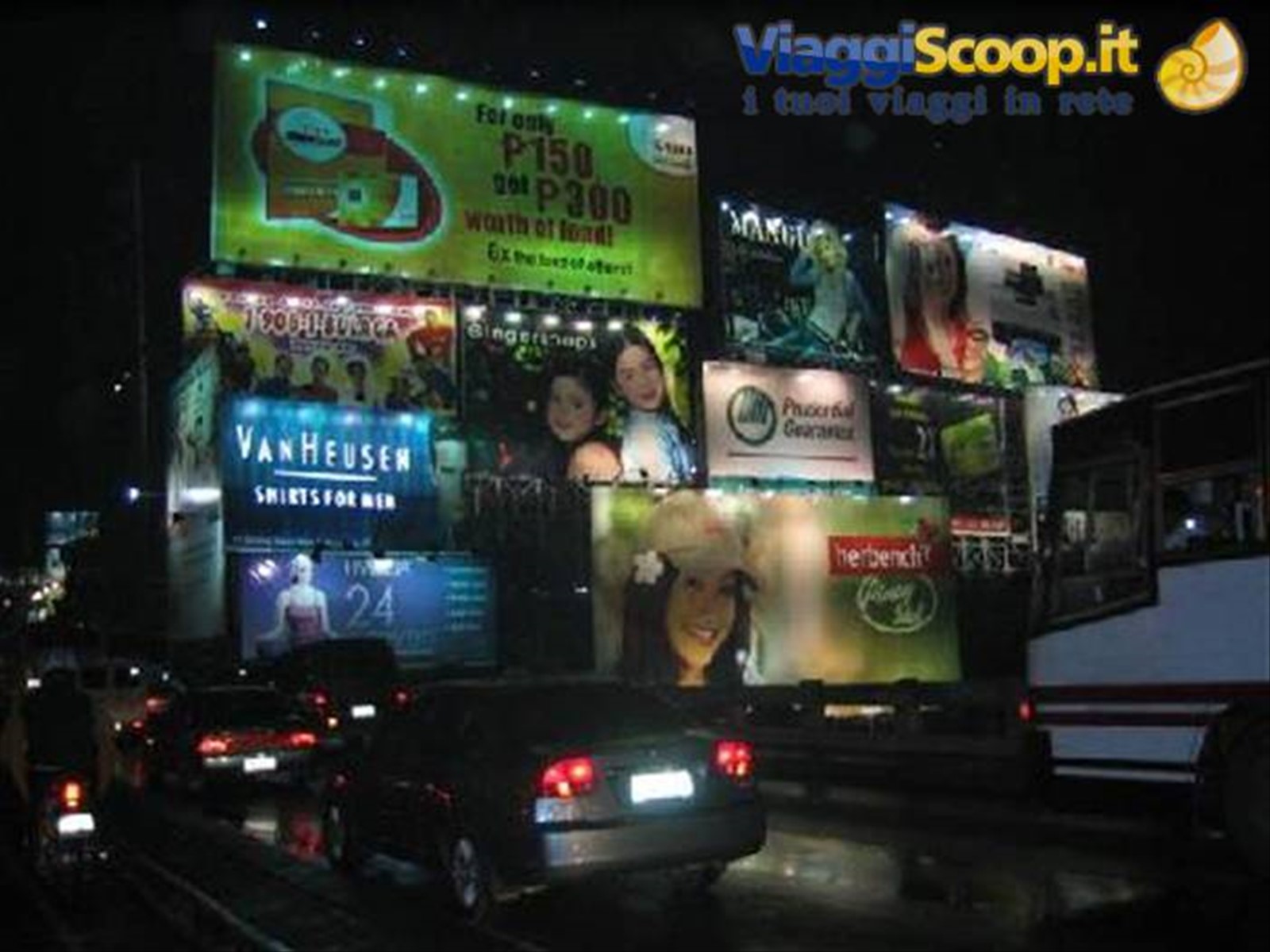 manila con il suo traffico molto intenso