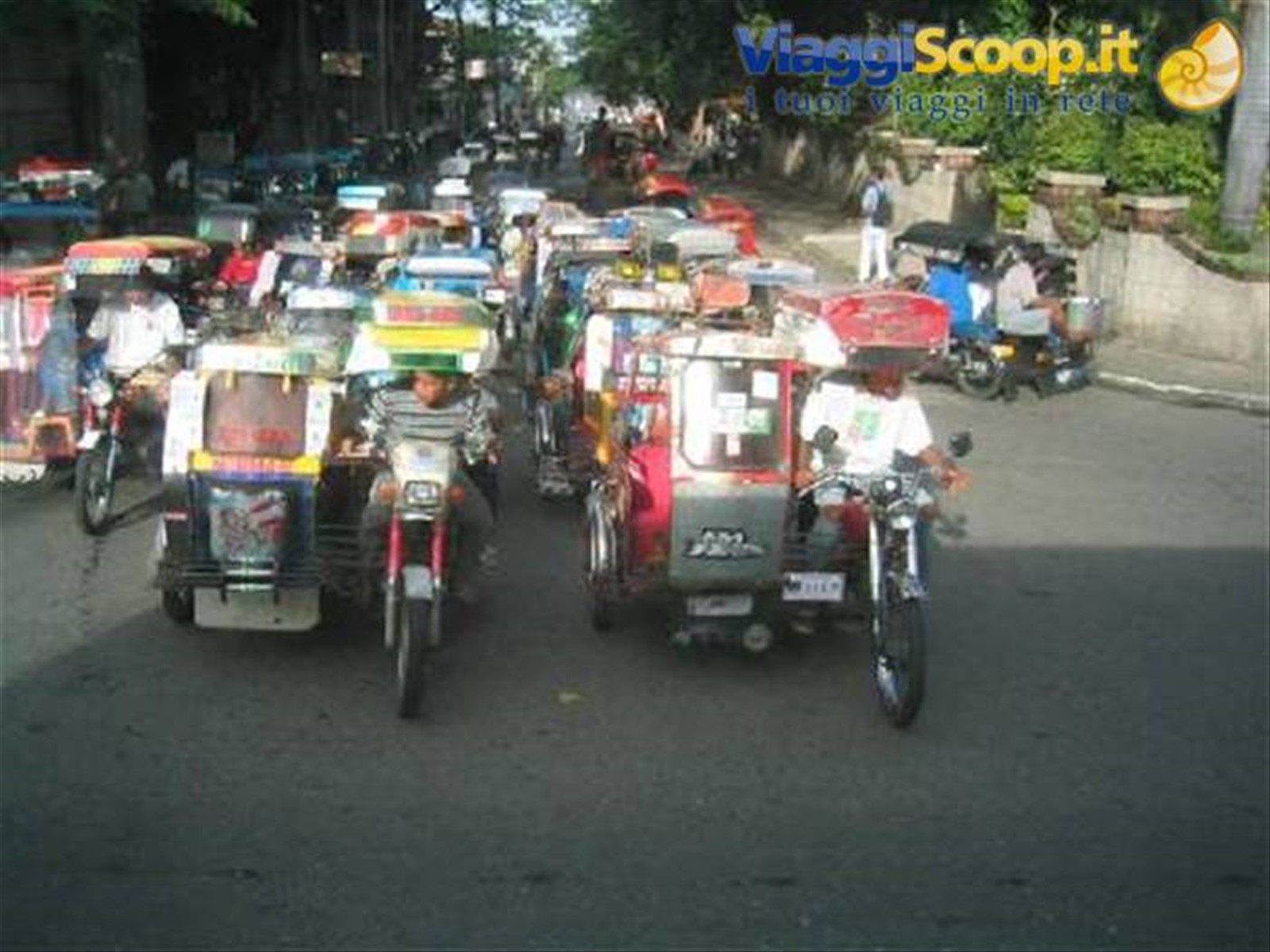 trike uno dei mezzi più usati in città