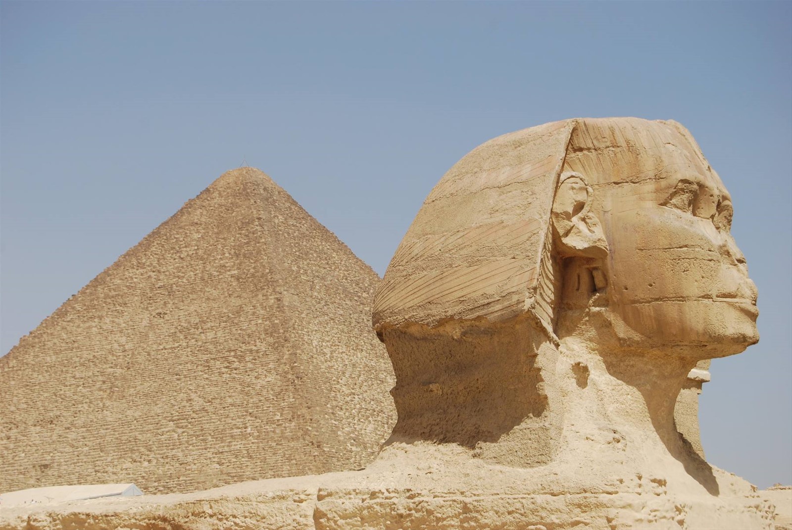 Il Cairo - La Sfinge e piramide di Cheope
