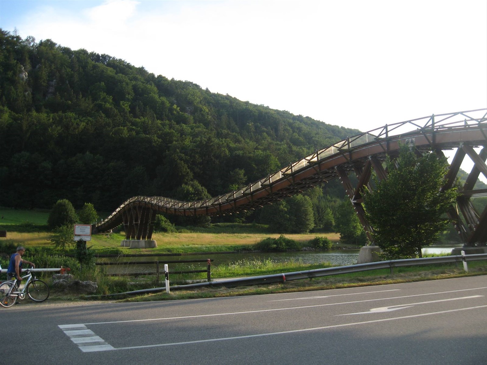 essing il ponte di legno più lungo d'Europa