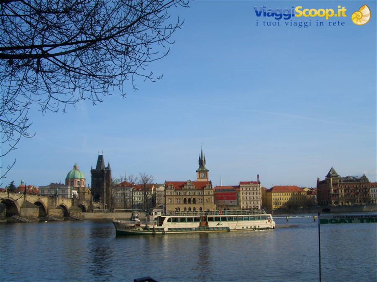 Vista dall'isola di Kampa