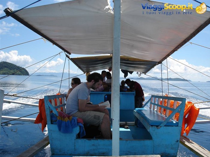 Banka da Coron a El Nido. Sette ore di viaggio