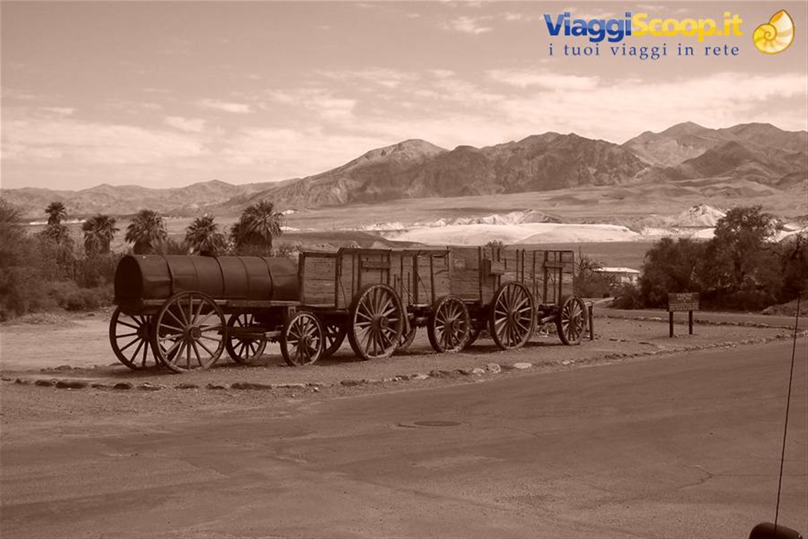 death valley - foto seppiata