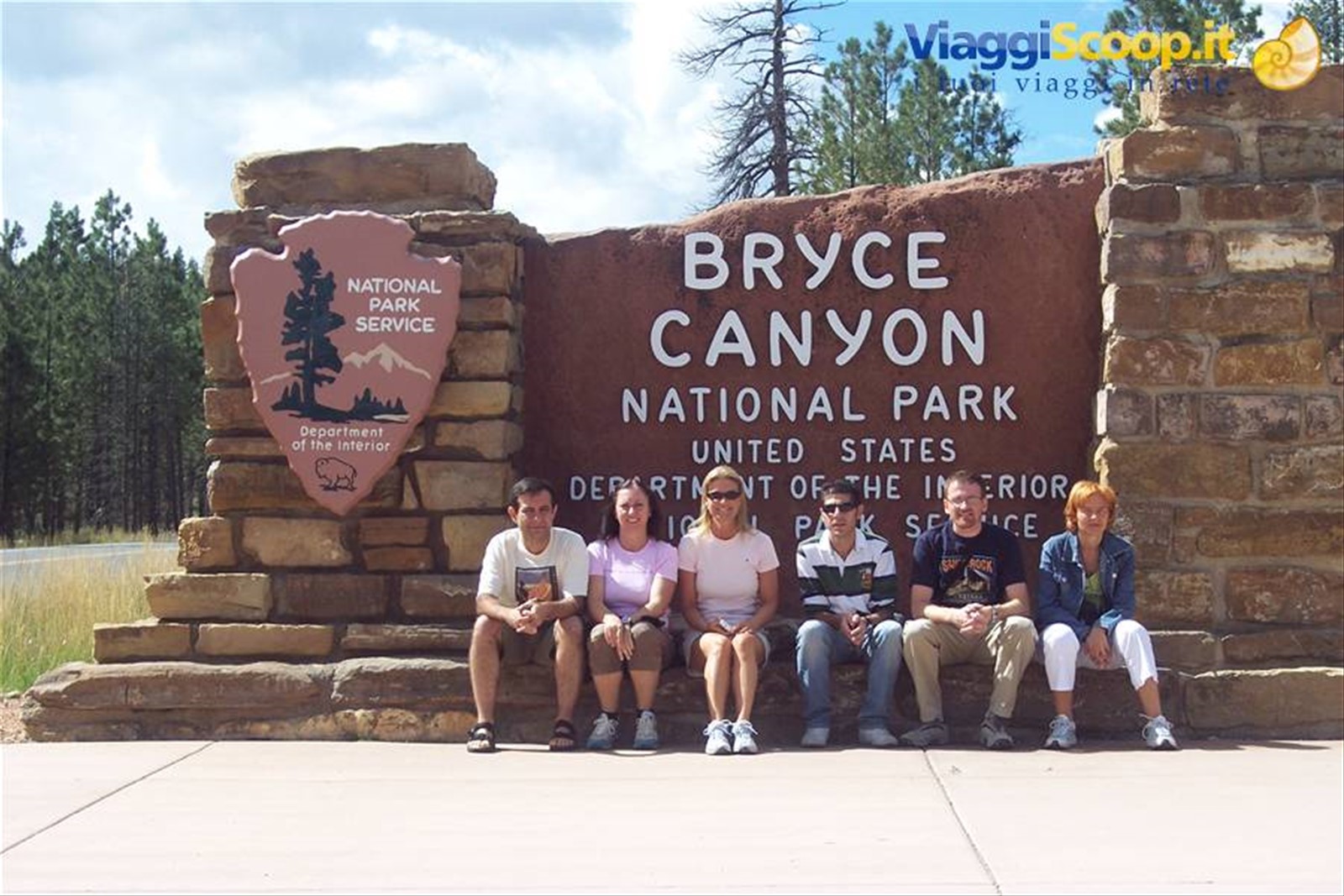 foto di gruppo al Bryce
