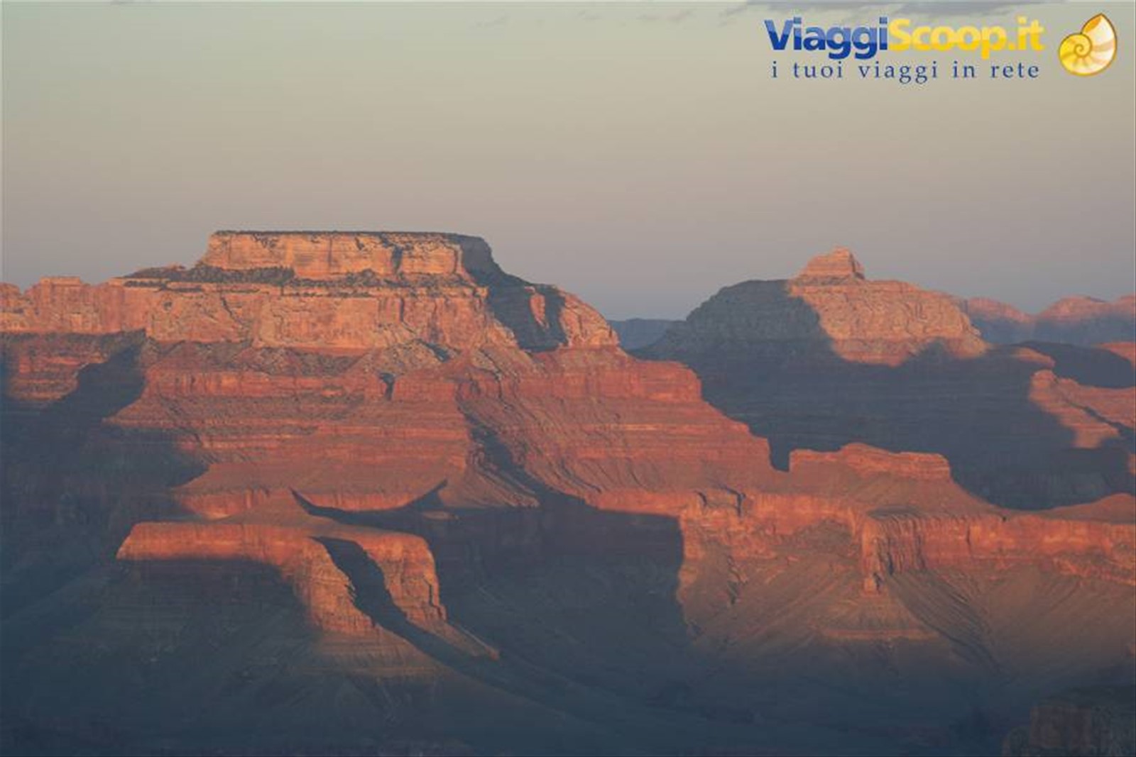 tramonto al gran canyon