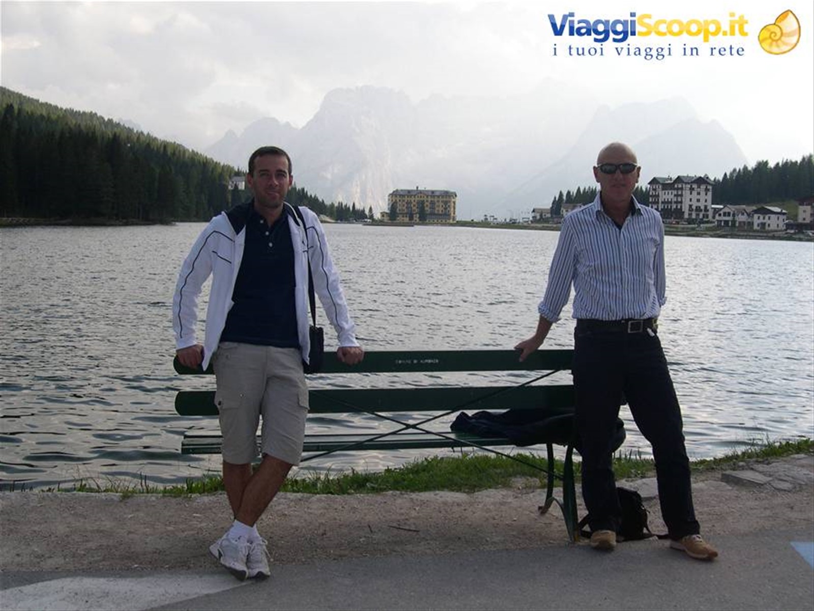 CON MIO PADRE AL LAGO DI MISURINA