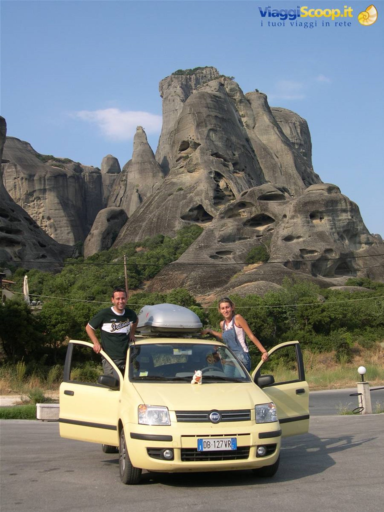 CLAUDIO, VALE E TRILLY AL COSPETTO DELLA METEORA