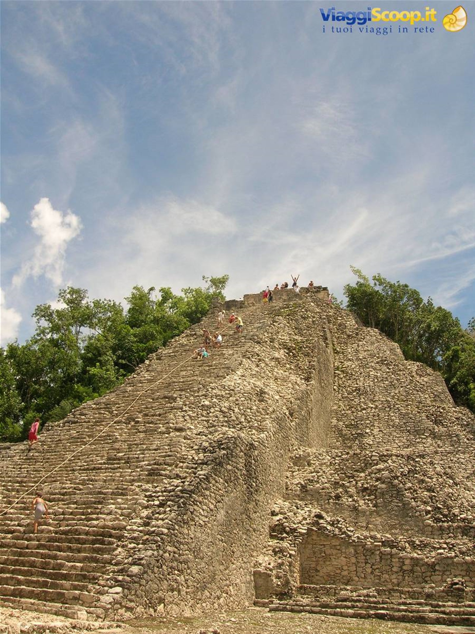 Mauro sulla vetta della piramide