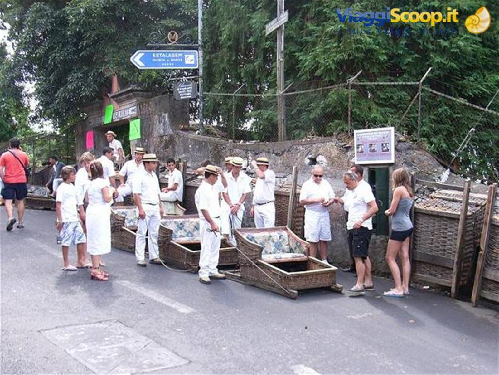 MONTE - DISCESA CON I CESTOS