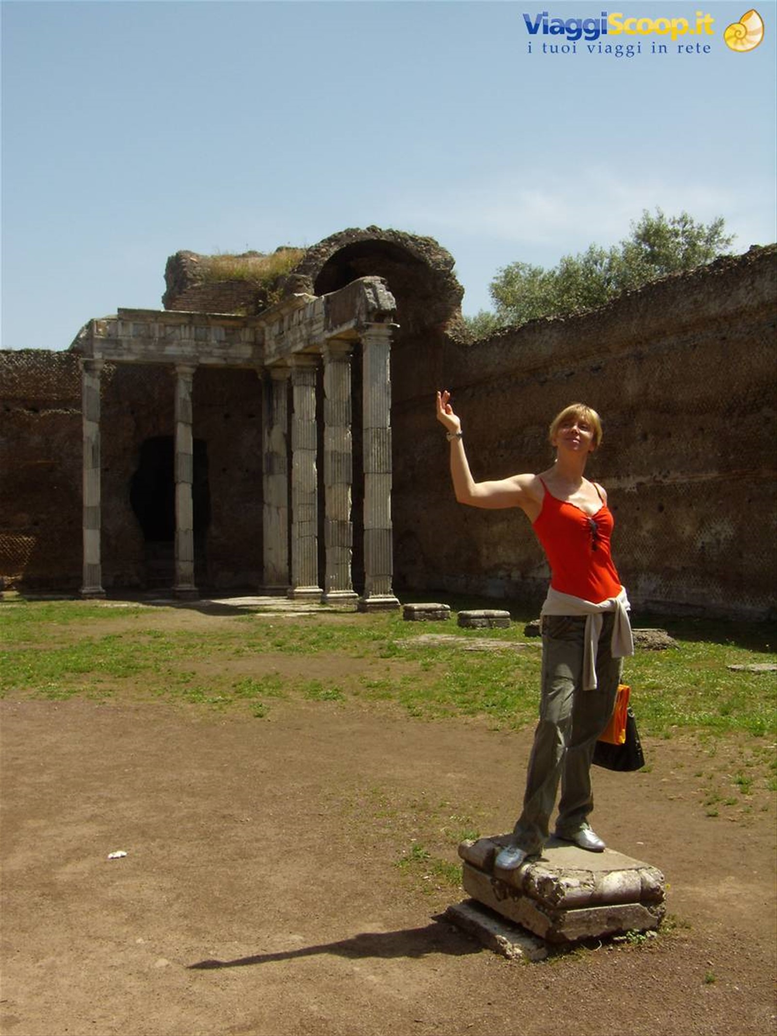 Villa Adriana - Statua (ben conservata)
