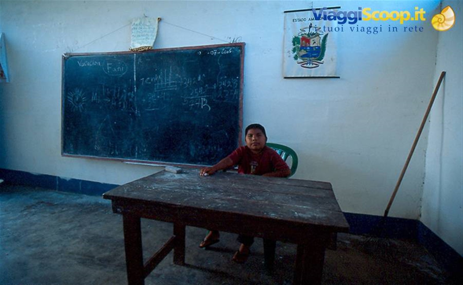 Scuola in un comunità sul rio Autana