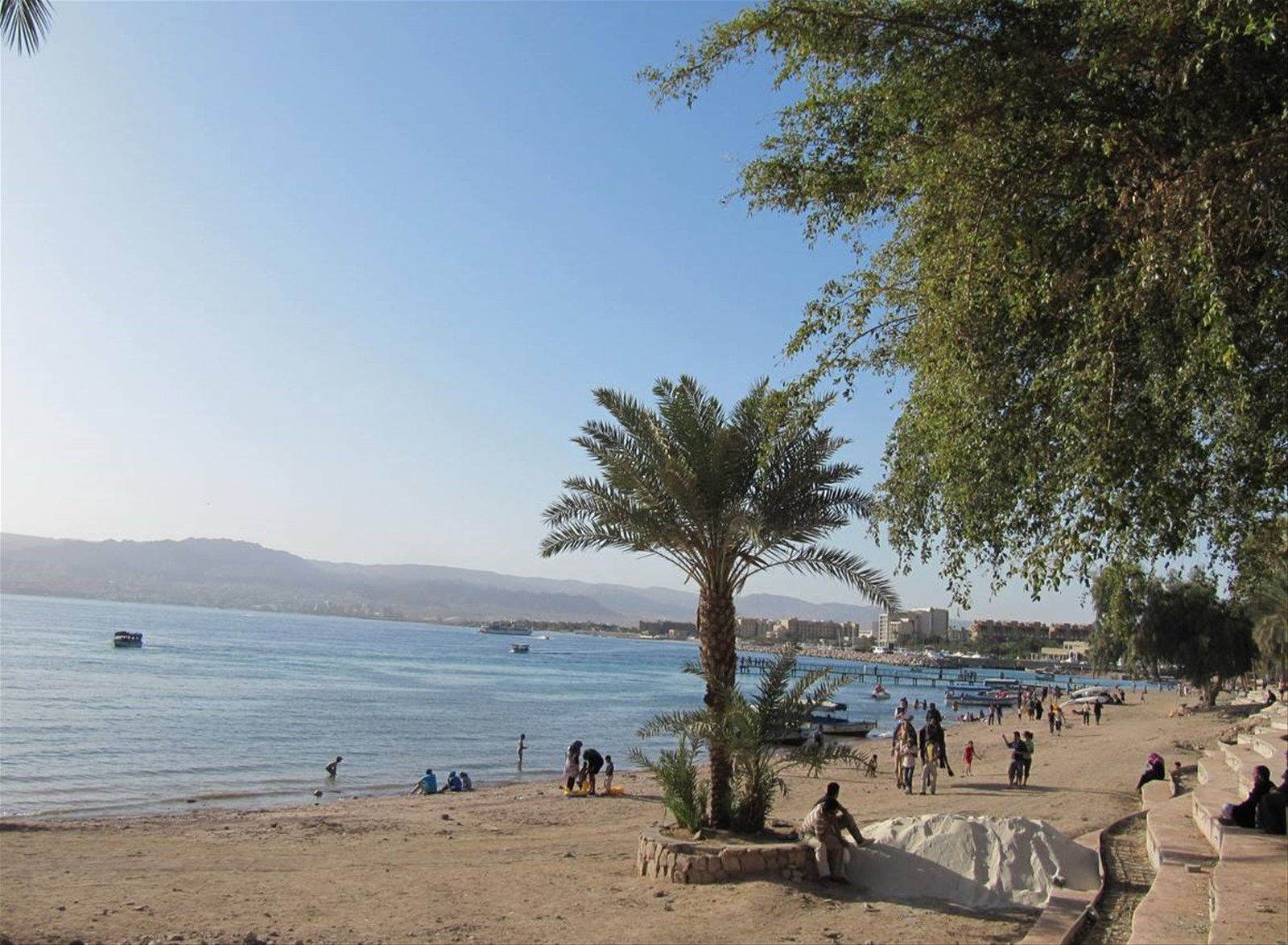 la spiaggia di Aqaba