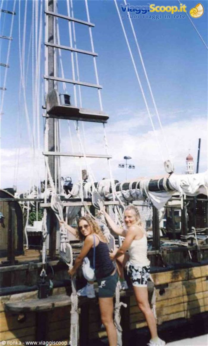 Porto di Tisno- Io e Paola