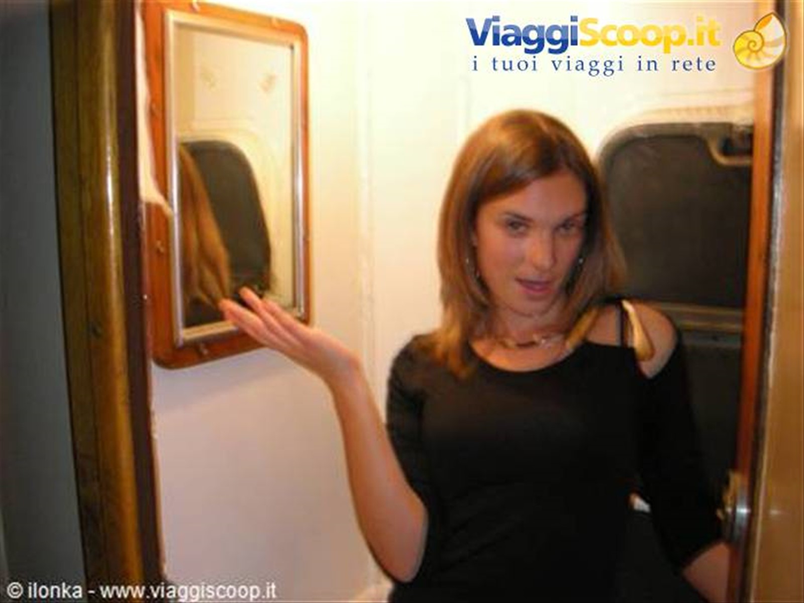 in bagno sul treno