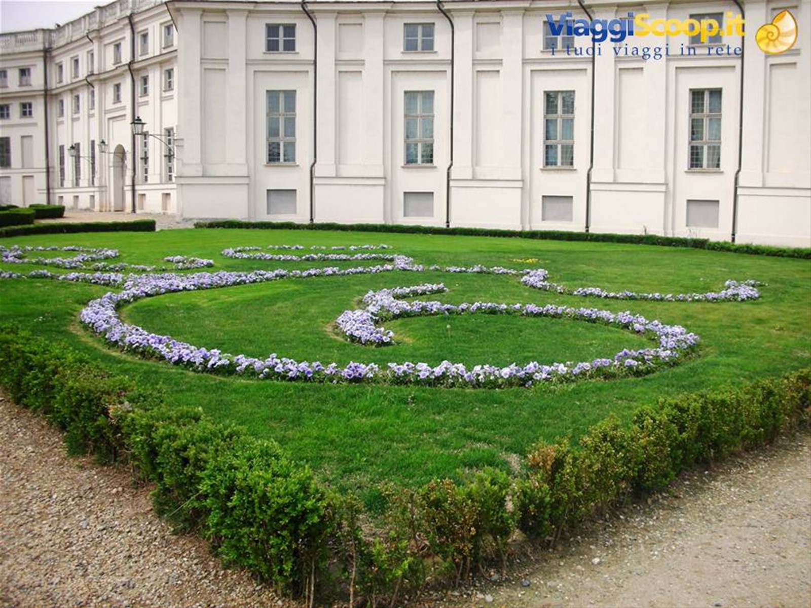 aiuola del giardino esterno