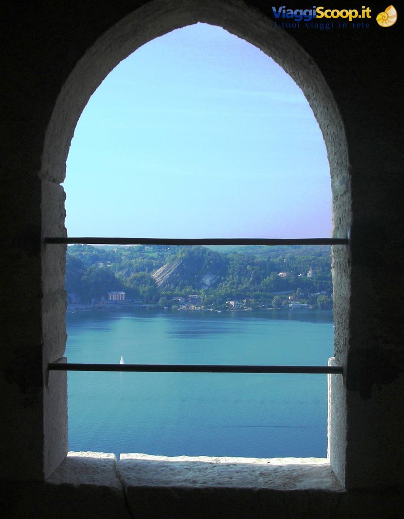 veduta pittoresca dall'alto della rocca