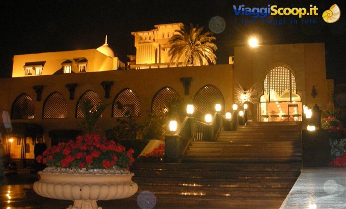 L'hotel Oberoi di sera