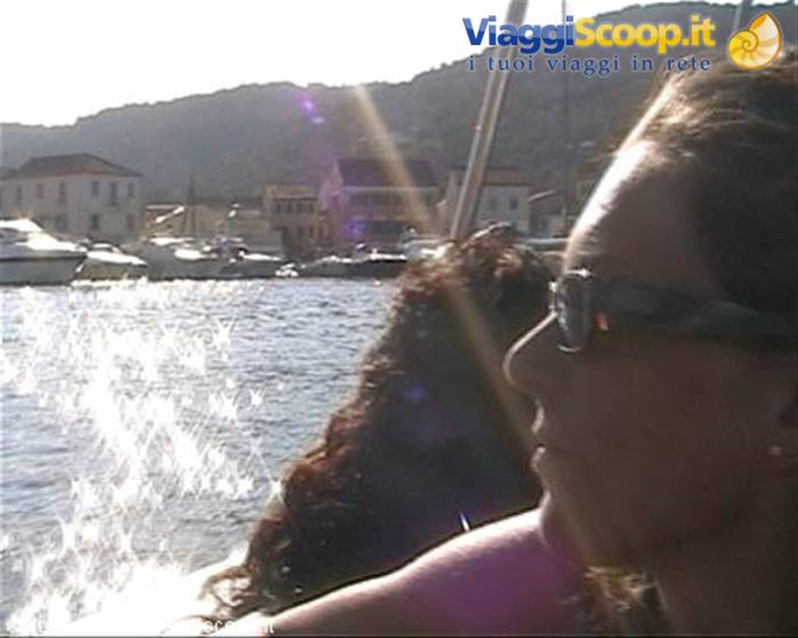 .....il mare e...io!! in barca verso Paxos