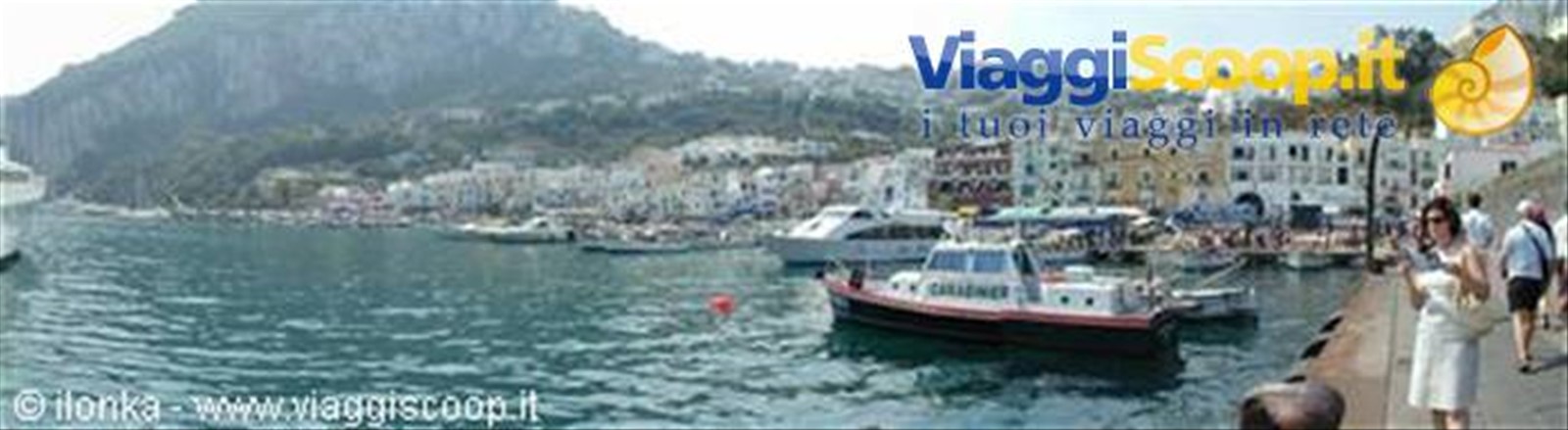 panorama porto di capri
