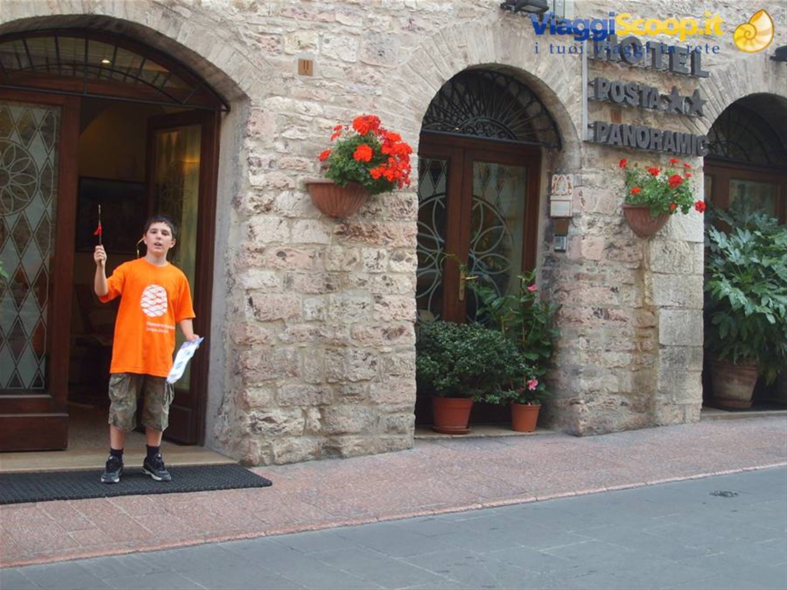 l'ingresso del nostro albergo