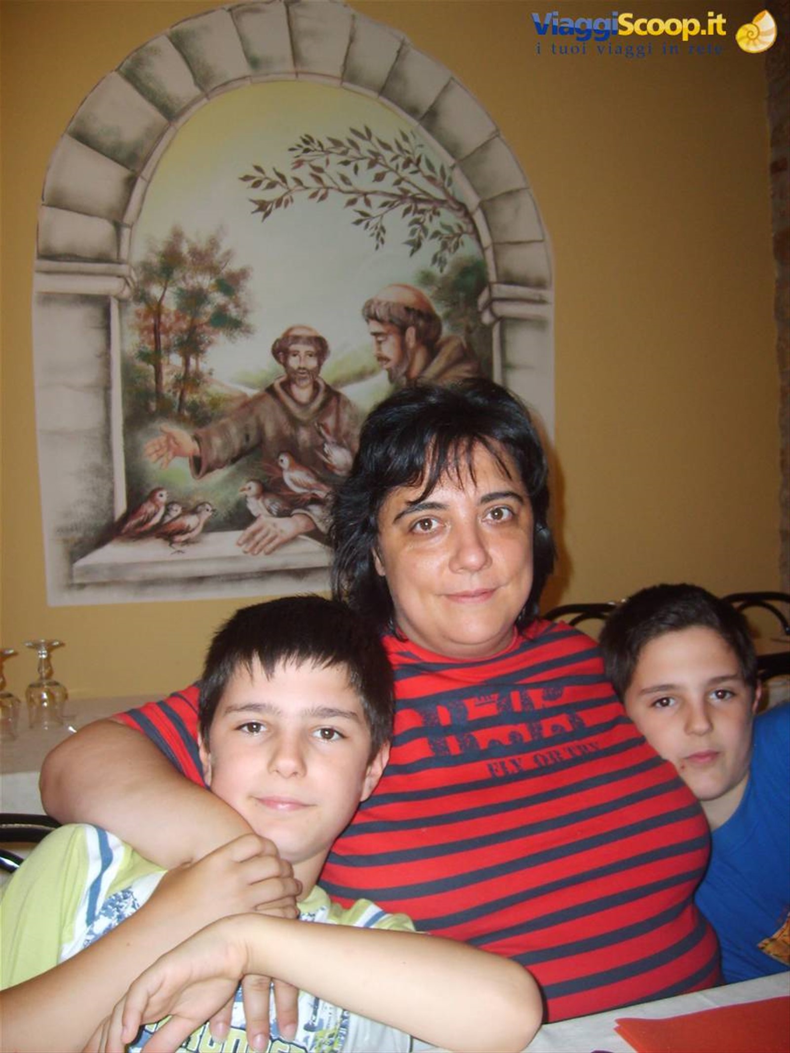 pausa al ristorante, sempre in tema