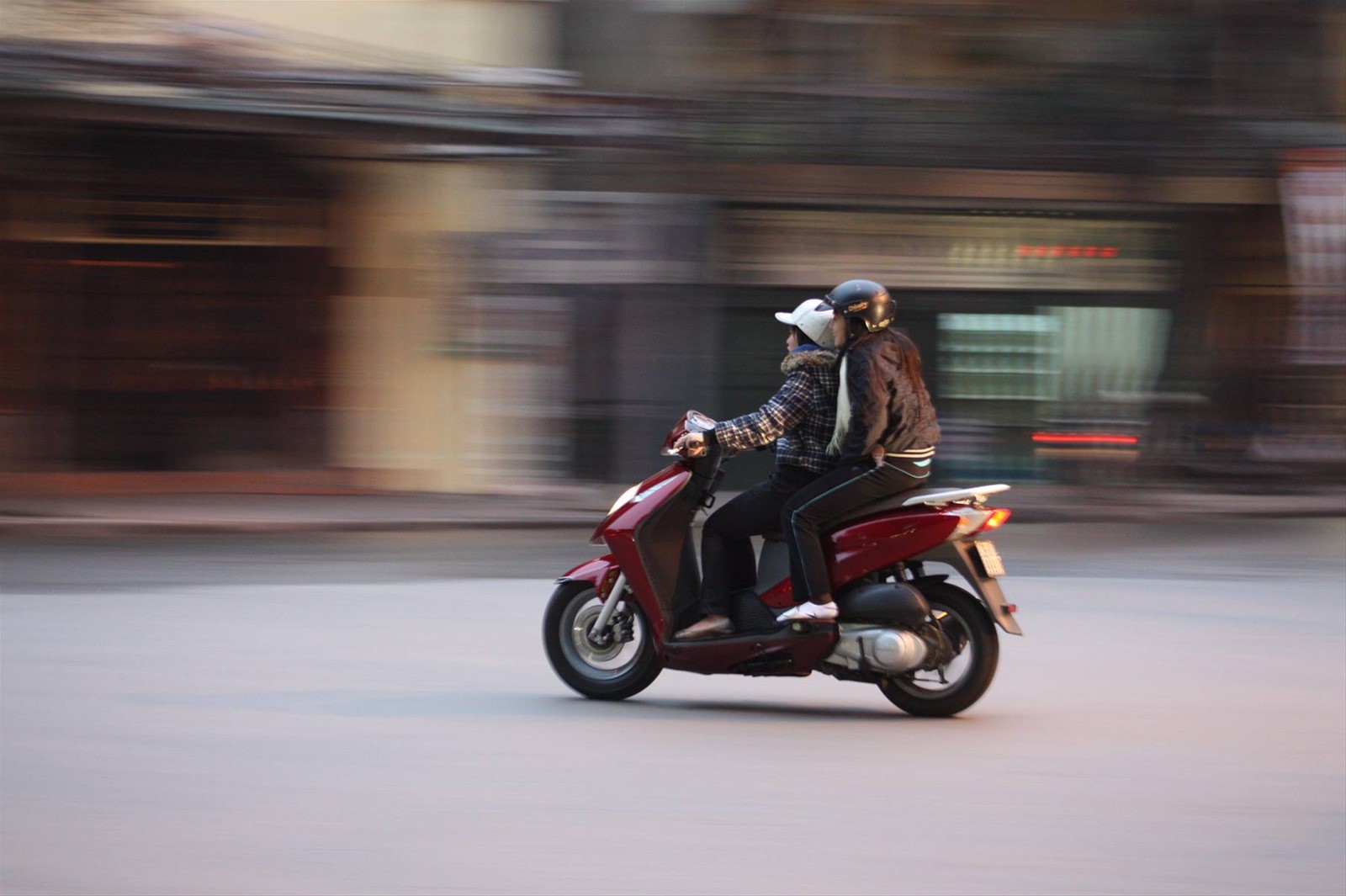 Uno dei 4 milioni di motorini a Saigon