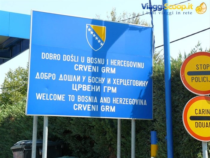 Welcome in Bosnia - Dogana fra Croazia e Bosnia a Veliki Prolog