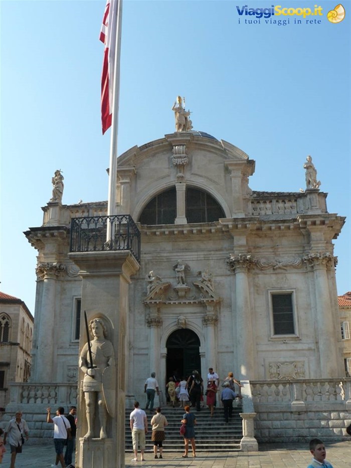 DUBROVNIK - Chiesa di San Biagio e Colonna d'Orlando