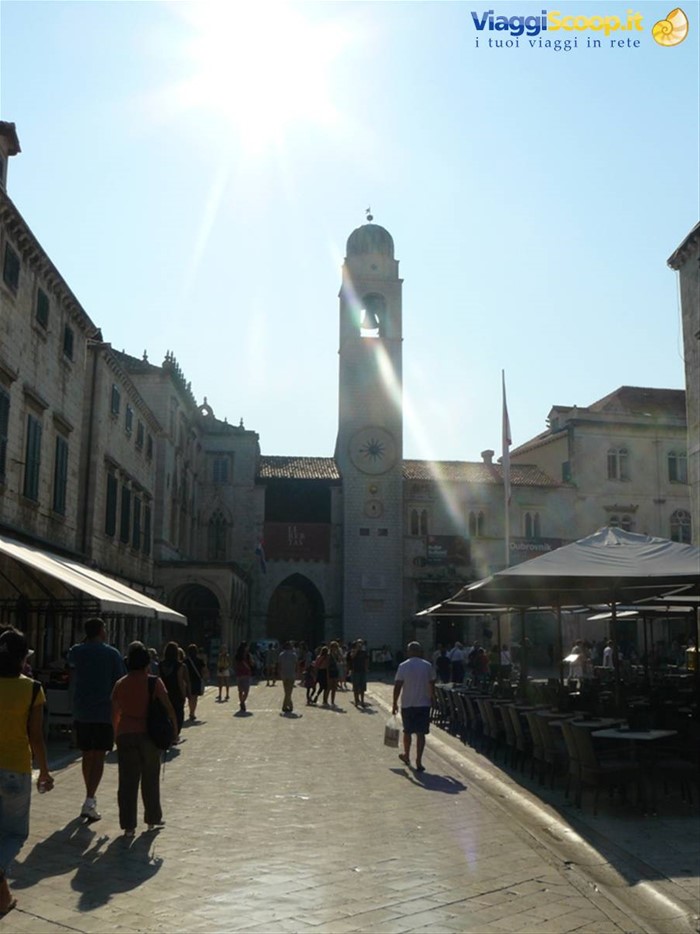 DUBROVNIK - Stradun & Torre dell'Orologio