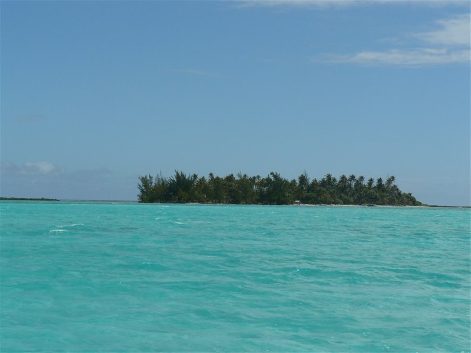 Motu visto dalla laguna