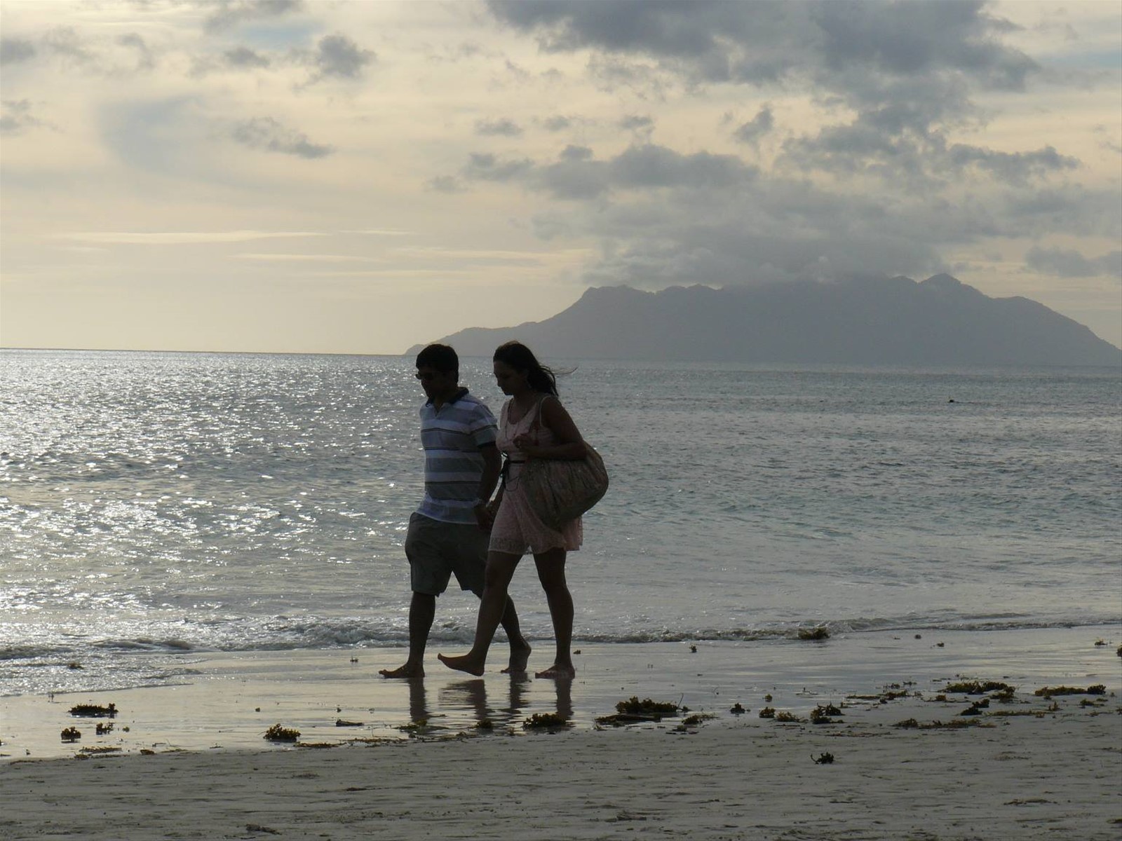 Tramonto a Beau Vallon