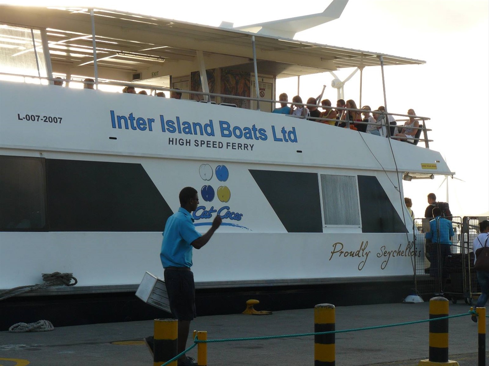 In partenza per Praslin