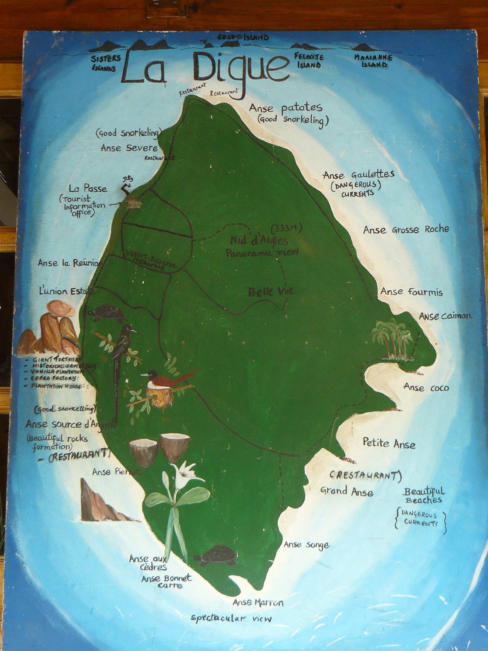 Map in La Passe