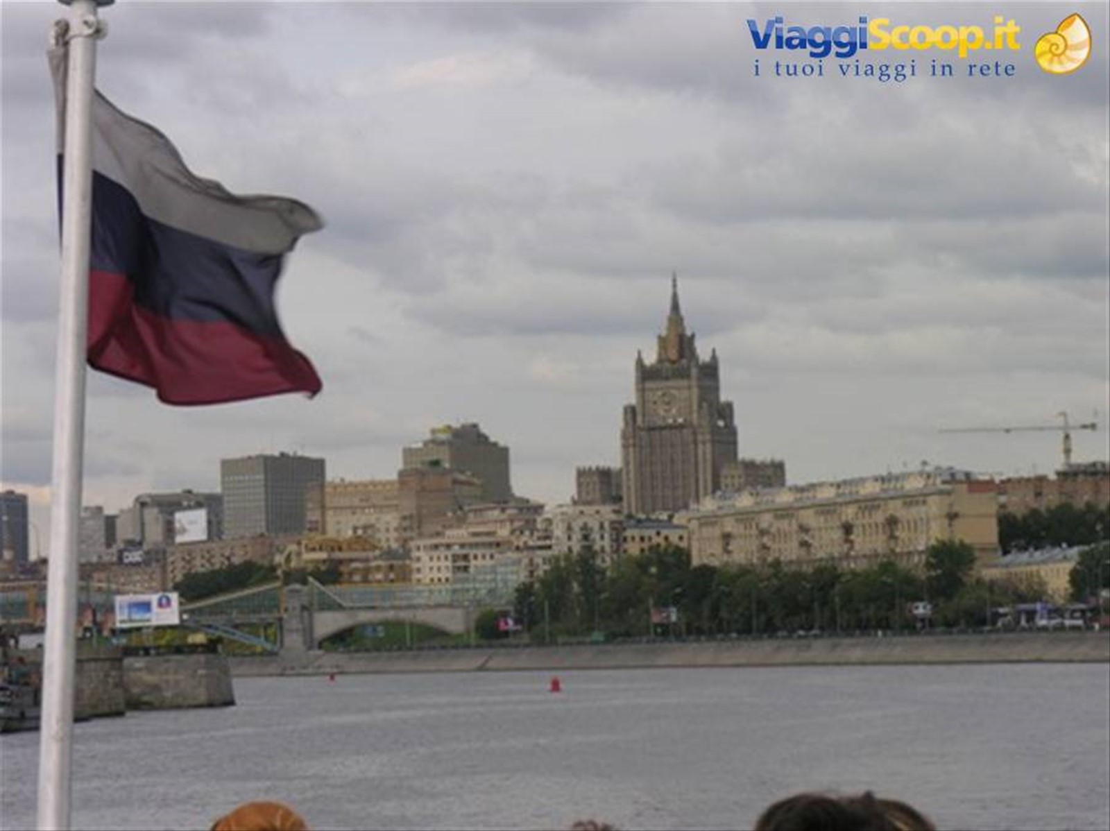 In battello sulla Moscova
