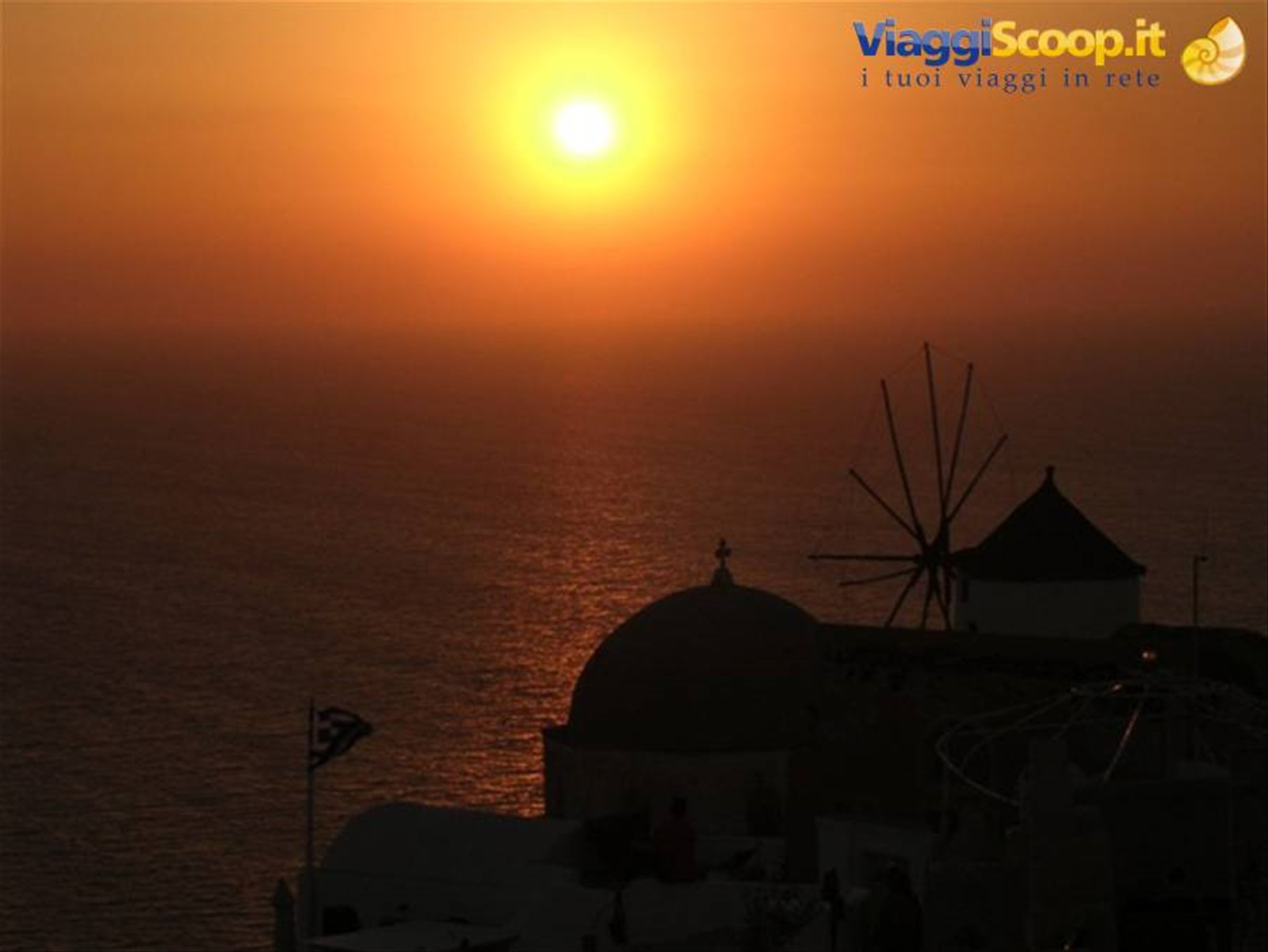 Il magico tramonto di Ia