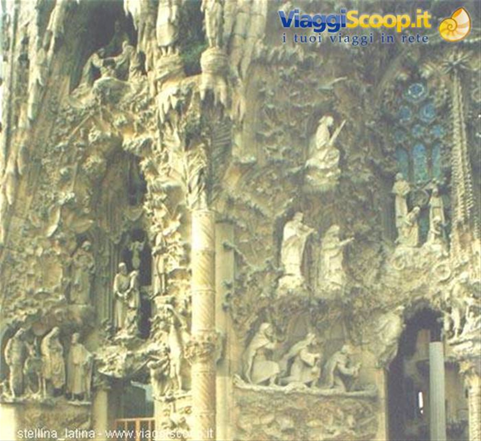 Barcelona, particolare della Sagrada Familia