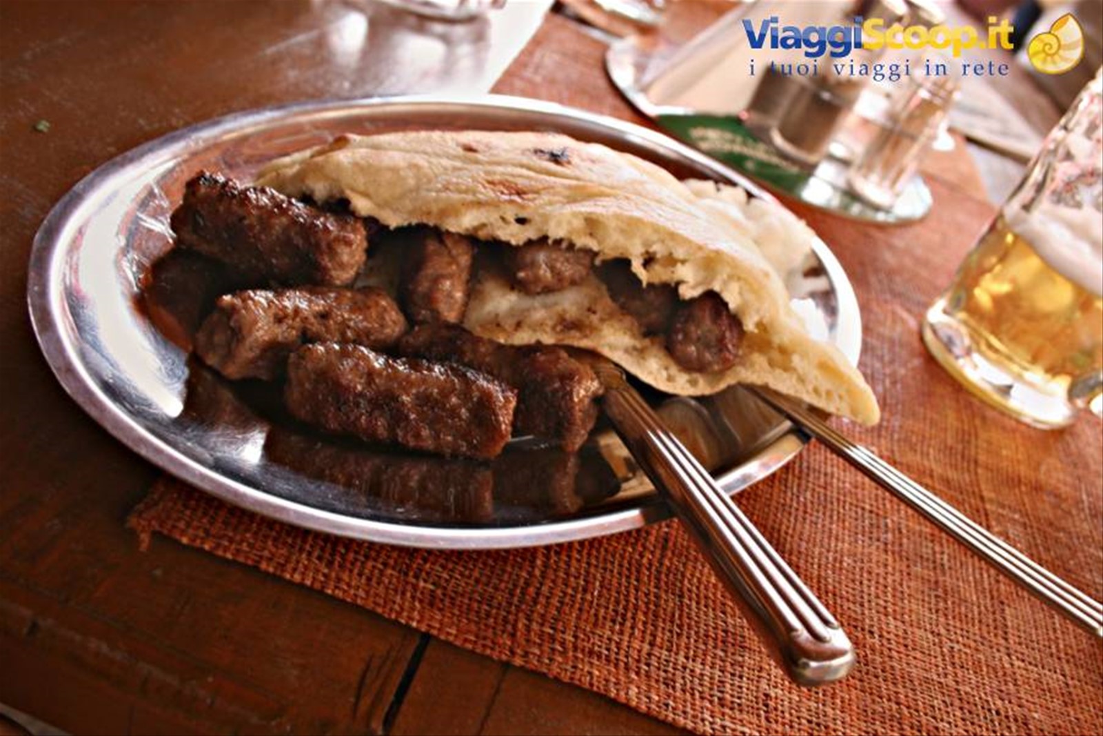 Cevapcici di Sarajevo, polpettine oblunghe di carne, molto gustose!