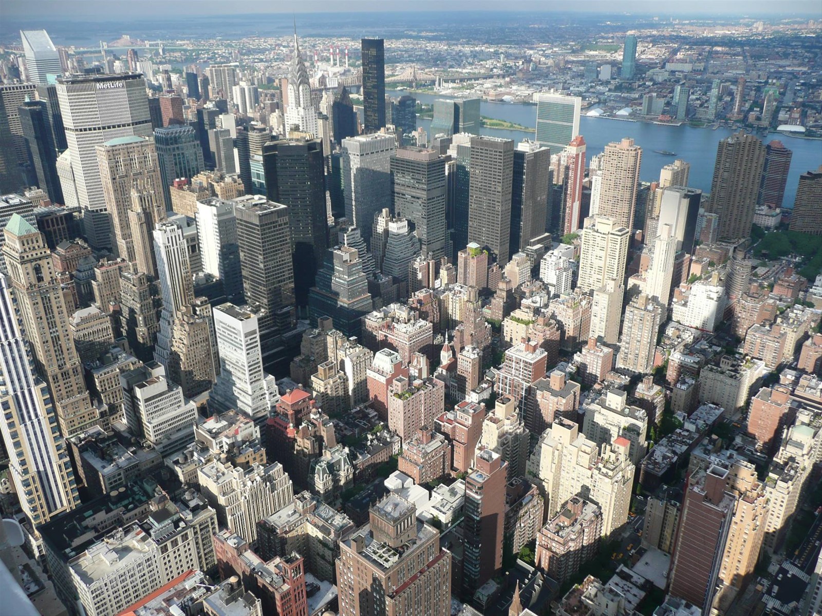 N.Y. vista dall'Empire State Building