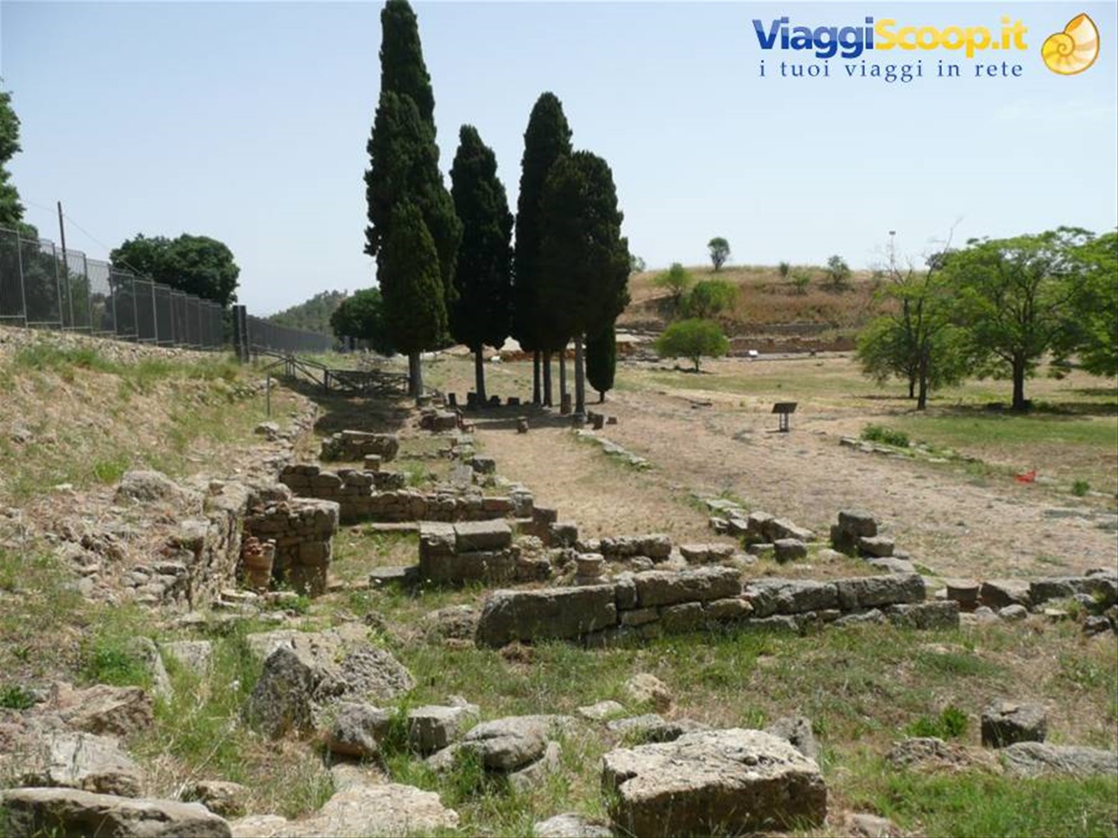 MORGANTINA - stoà nord