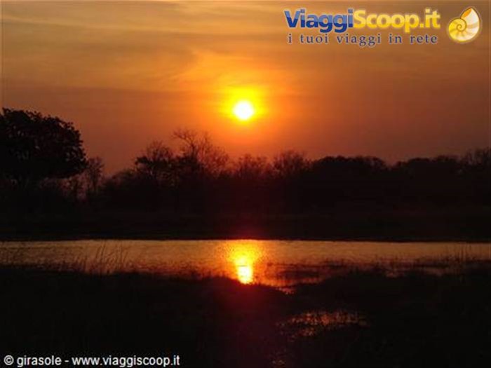 tramonto sul delta