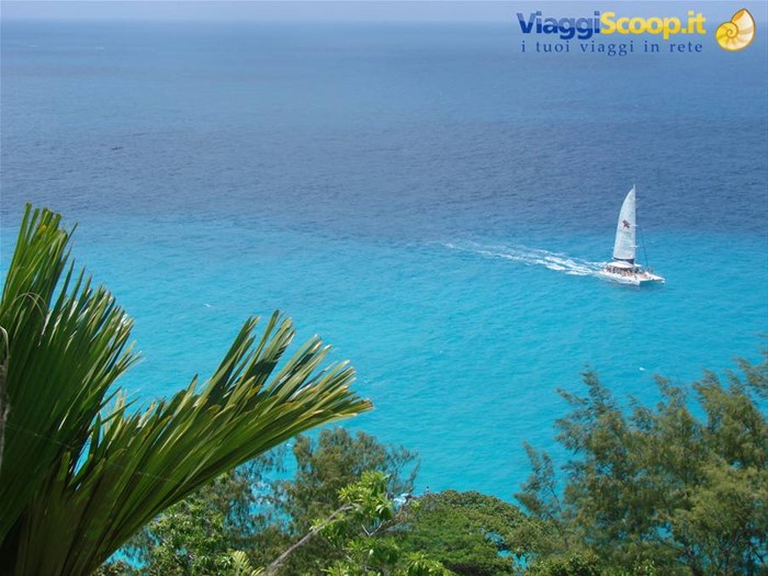 ...scorci di mare lungo il sentiero che va da anse georgette ad anse lazio