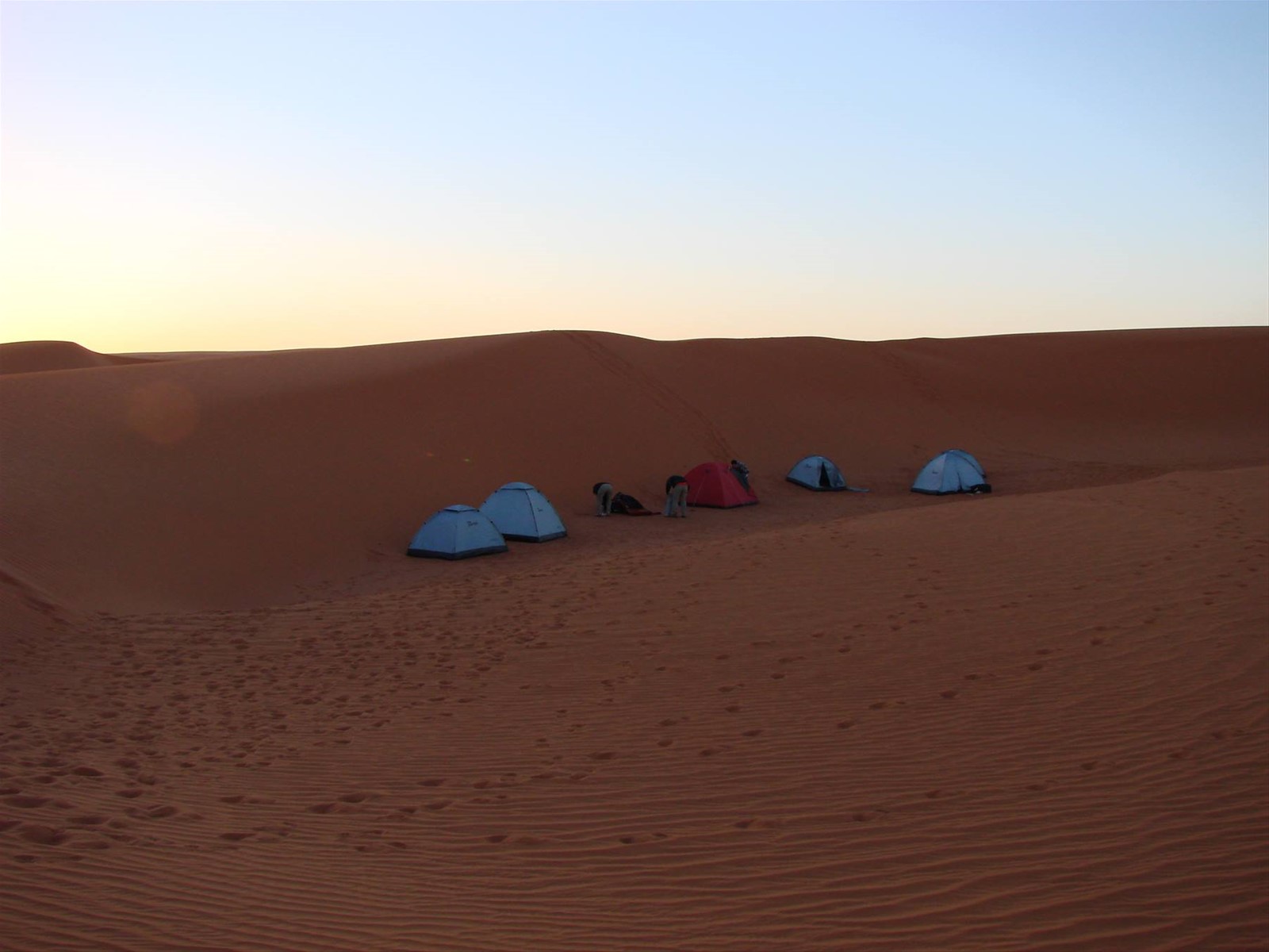 primo campo tra le dune