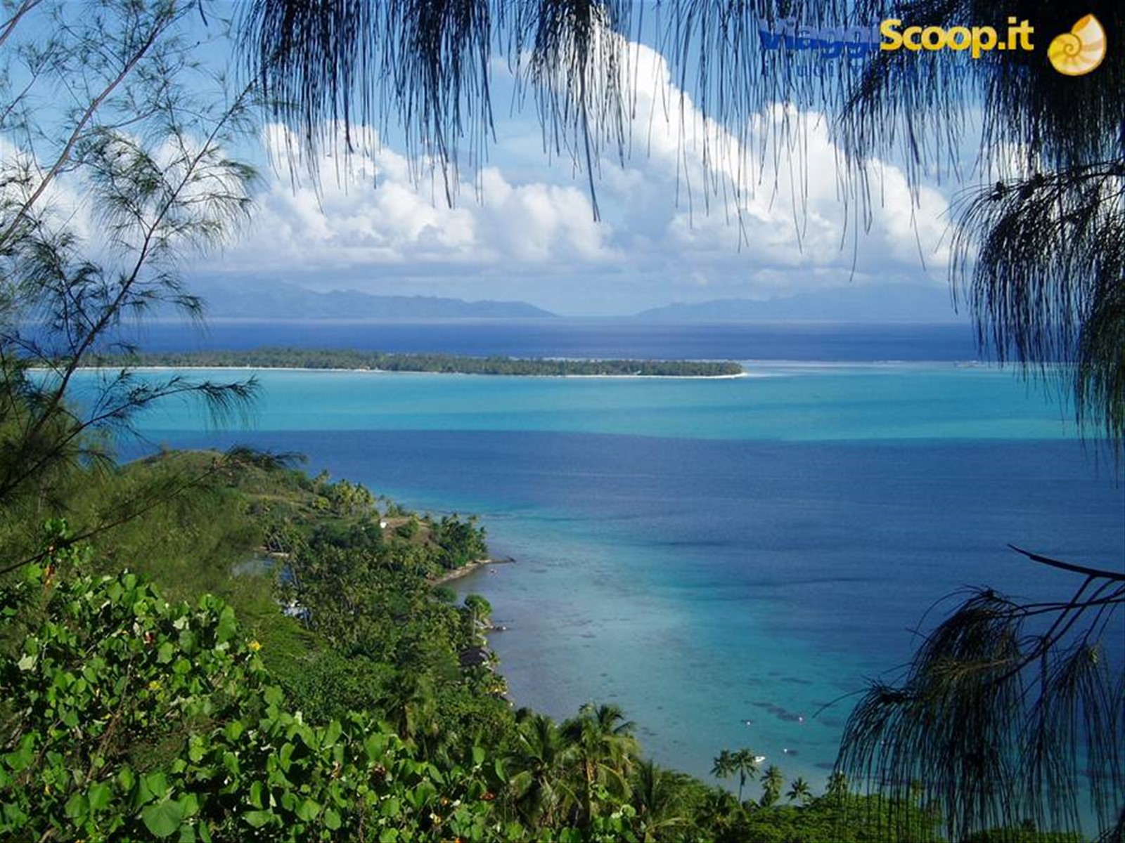 Laguna di Boora Bora dal Belvedere