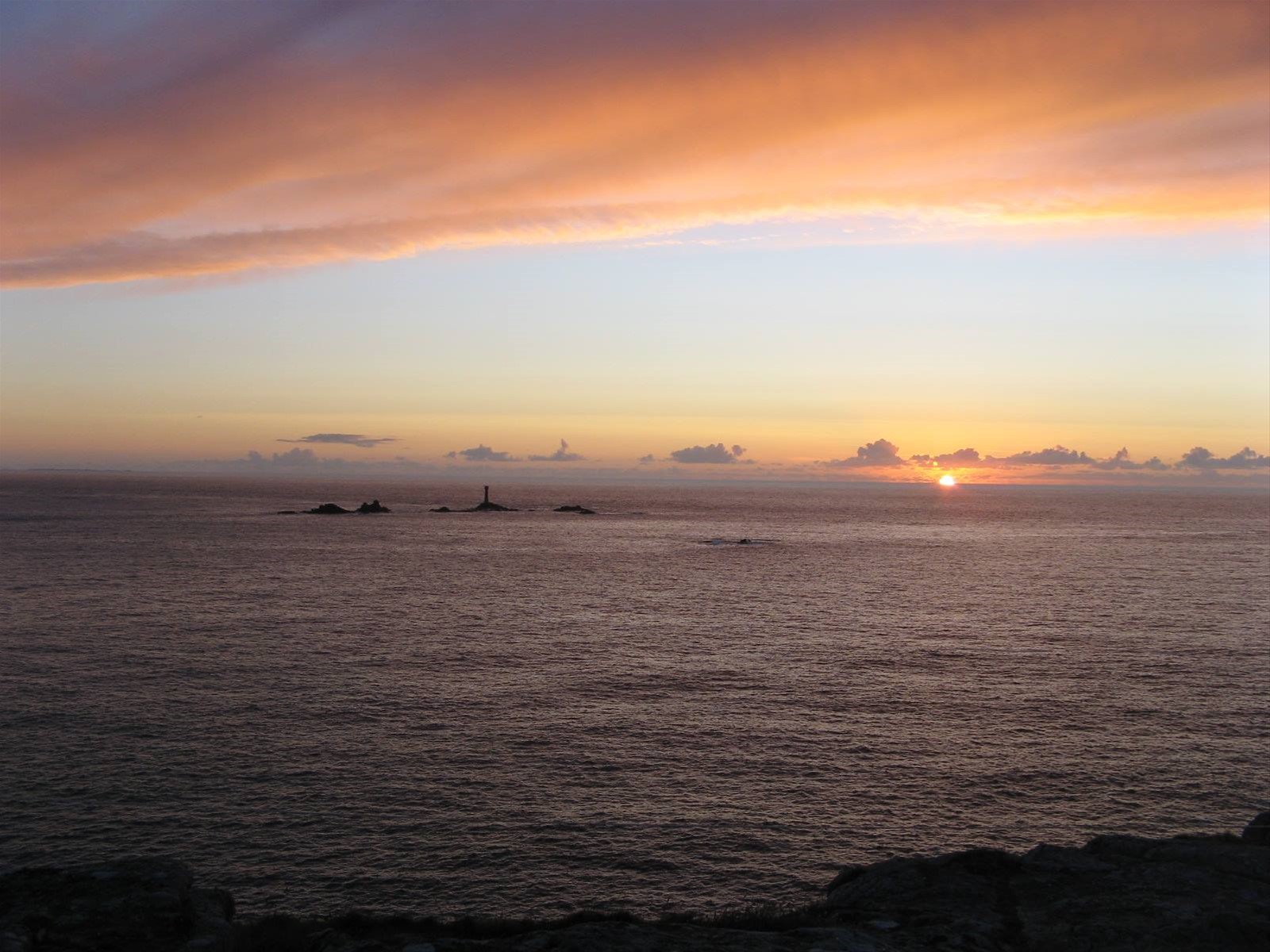 La bellezza del tramonto a Land's End